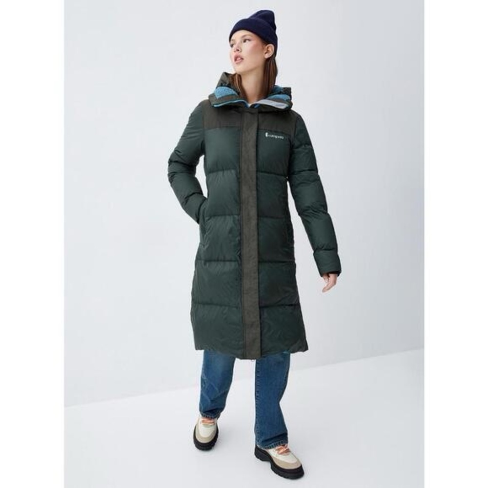 Cotopaxi Solazo 600 fill power Down Green Puffer Parka XL